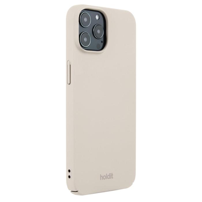 Bild 2, holdit iPhone 12 / 12 Pro Mobilskal Slim Light Beige