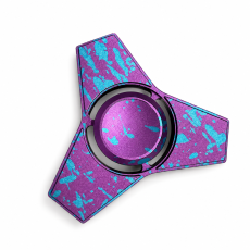 Fidget Spinner Trio Metal - Rosa/Bl&aring;