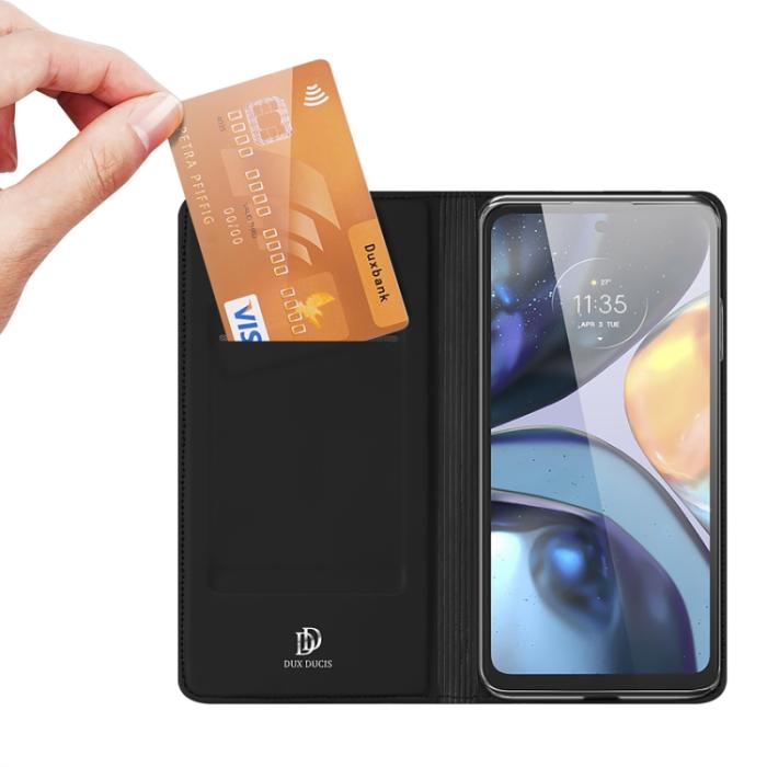 Bild 5, DUX DUCIS Motorola Moto G22 Fodral Skin Pro Svart