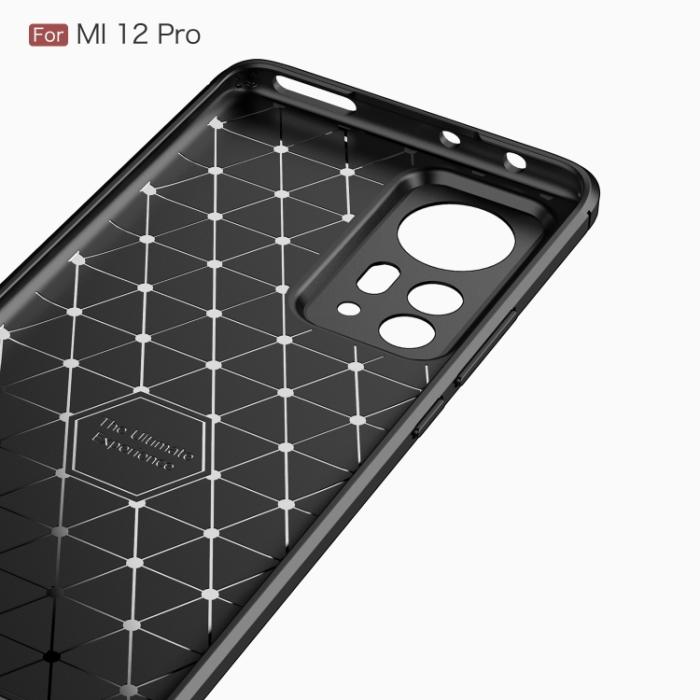 Bild 5, Xiaomi 12 Pro Skal Borstad Stål Textur Blå