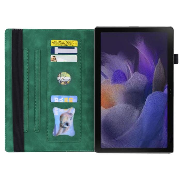 Bild 5, Samsung Galaxy Tab A8 10.5 (2021) Fodral Med Frontficka Grön