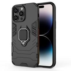 iPhone 14 Pro Skal Hybrid Ring Svart