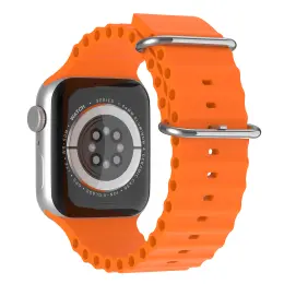 Apple Watch 42/44/45/49 mm Armband Ocean Wave Orange