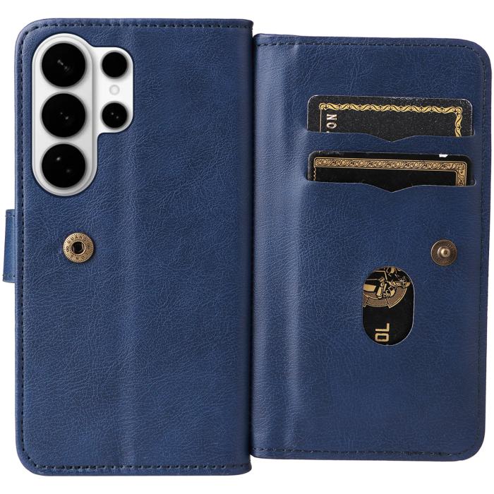 Bild 2, Samsung Galaxy S26 Ultra Fodral Multifunktionellt Läder Blå