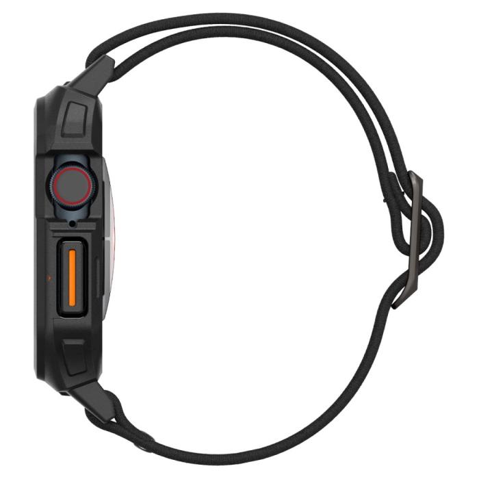 Bild 4, Spigen Apple Watch 11 / 10 42 mm Armband Lite Fit 'Pro' Svart