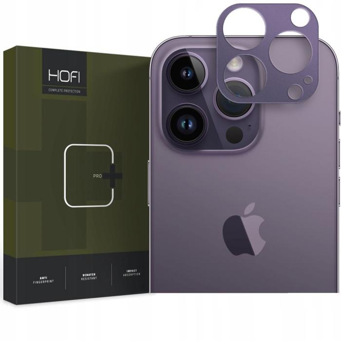 Bild 1, HOFI iPhone 14 Pro / 14 Pro Max Linsskydd AluCam Pro+ Lila