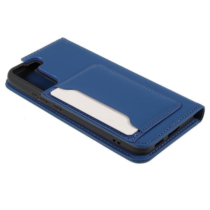 Bild 5, Samsung Galaxy S22 Plus Fodral Flip Med Kortfack Blå