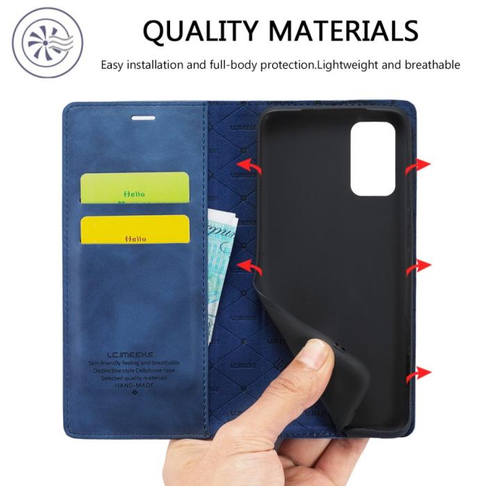 Bild 6, LC.IMEEKE Samsung Galaxy A23 5G Fodral Flip Läder Blå