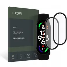HOFI Xiaomi Mi Smart Band 7 2-PACK Sk&auml;rmskydd Hybrid Glas
