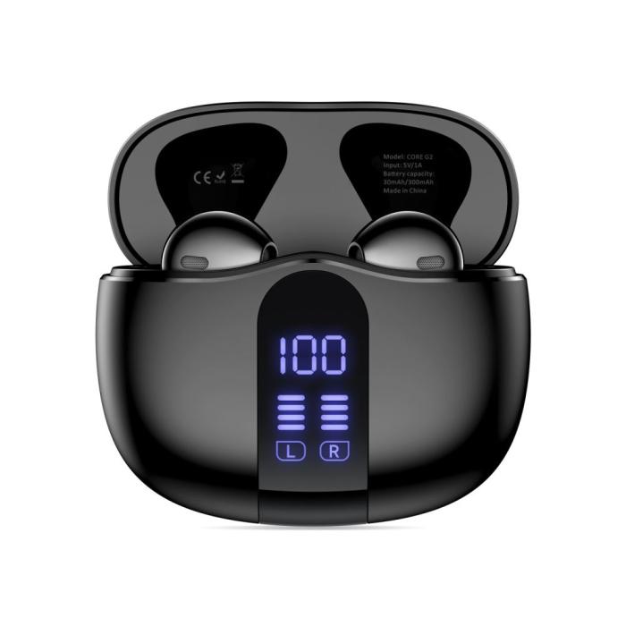 Bild 3, Tech-Protect Hörlurar In-Ear UltraBoost TWS Svart