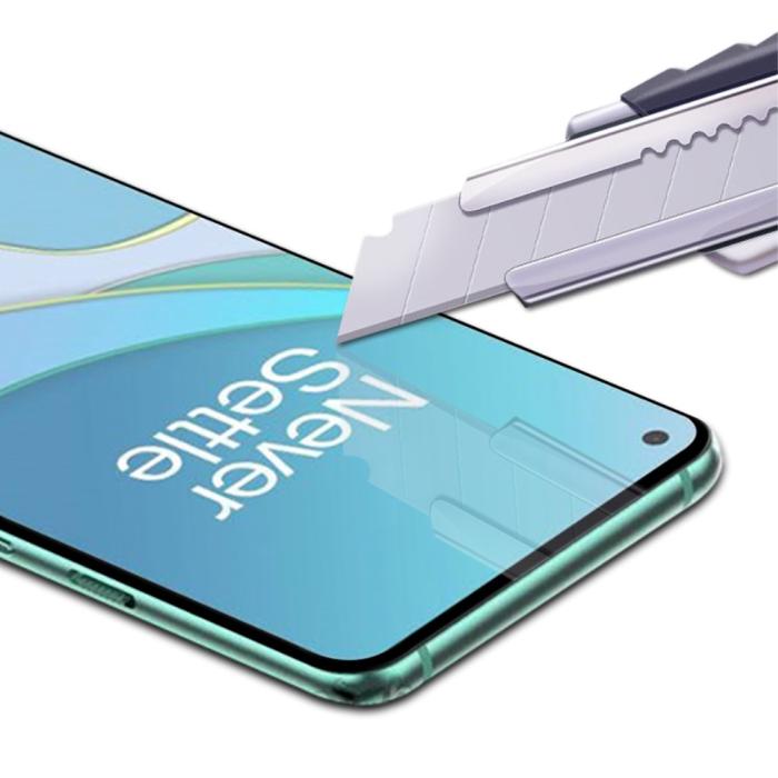 Bild 3, OnePlus 8T / 8T+ - AMORUS Heltäckande Skärmskydd I Härdat Glas