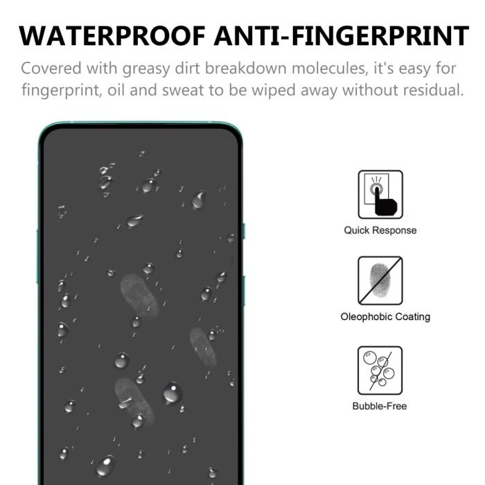 Bild 4, OnePlus 8T / 8T+ - Premium Heltäckande Skärmskydd I Härdat Glas