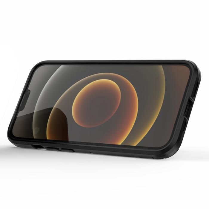 Bild 3, iPhone 13 - Hybrid Ring Skal - Svart