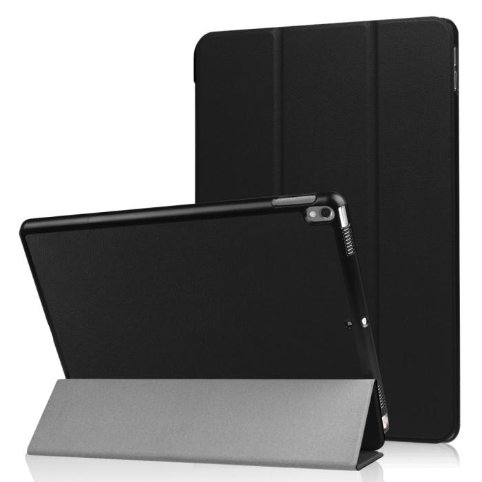Bild 1, iPad Air 10.5 (2019) / Pro 10.5 (2017) - Slimfit Tri-Fold Fodral - Svart