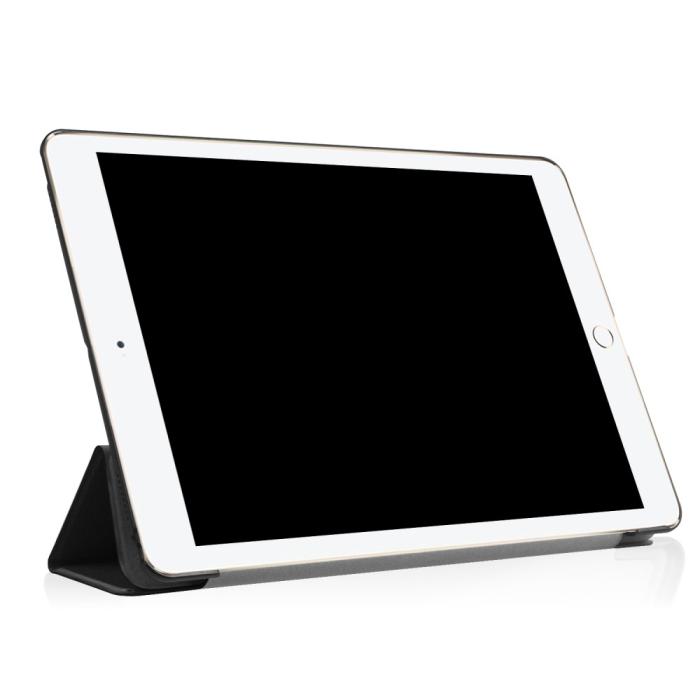 Bild 5, iPad Air 10.5 (2019) / Pro 10.5 (2017) - Slimfit Tri-Fold Fodral - Svart