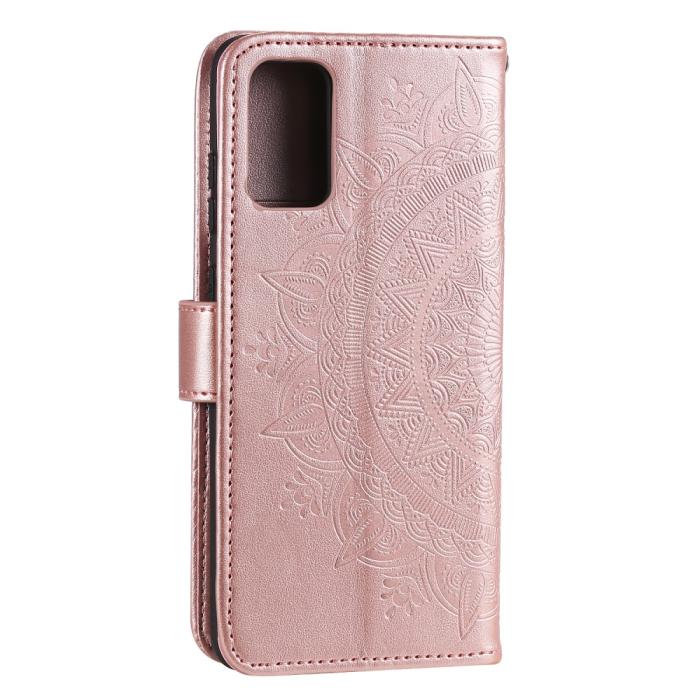 Bild 5, Huawei Y5p - Mandala Plånboksfodral - Roséguld
