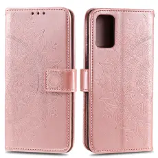 Huawei Y5p - Mandala Pl&aring;nboksfodral - Ros&eacute;guld