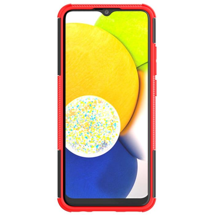 Bild 2, Samsung Galaxy A03 Skal Stöttåligt med Stöd Röd