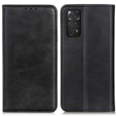 Xiaomi Redmi Note 11 4G Fodral Flip Läder Svart