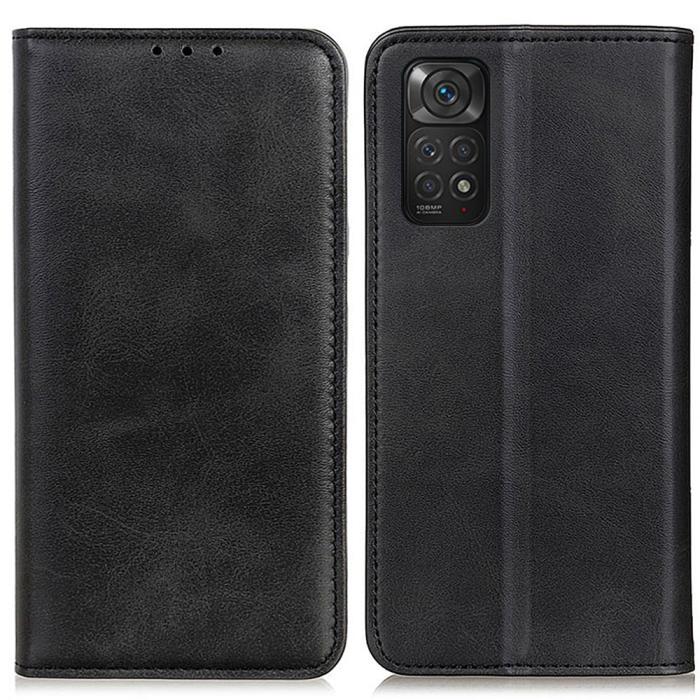 Bild 1, Xiaomi Redmi Note 11 4G Fodral Flip Läder Svart
