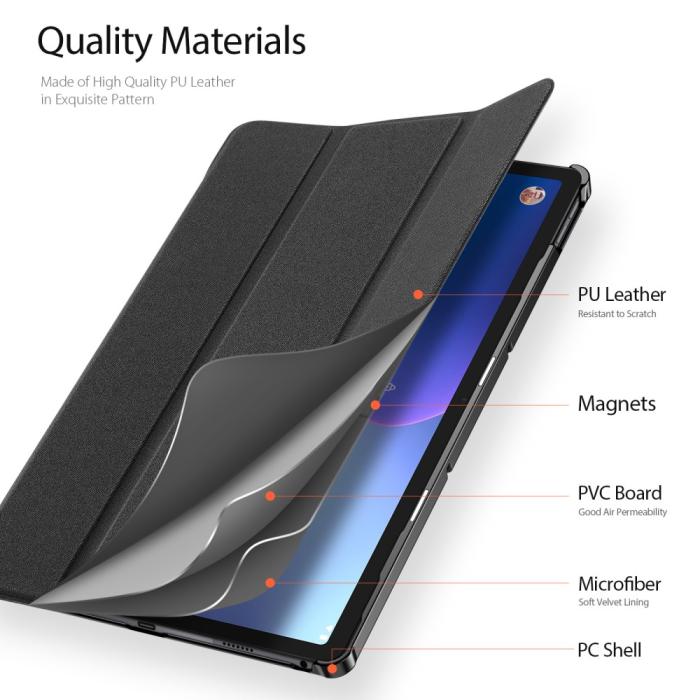Bild 5, DUX DUCIS Lenovo Tab P11 Gen 2 Fodral DOMO Tri-Fold Svart