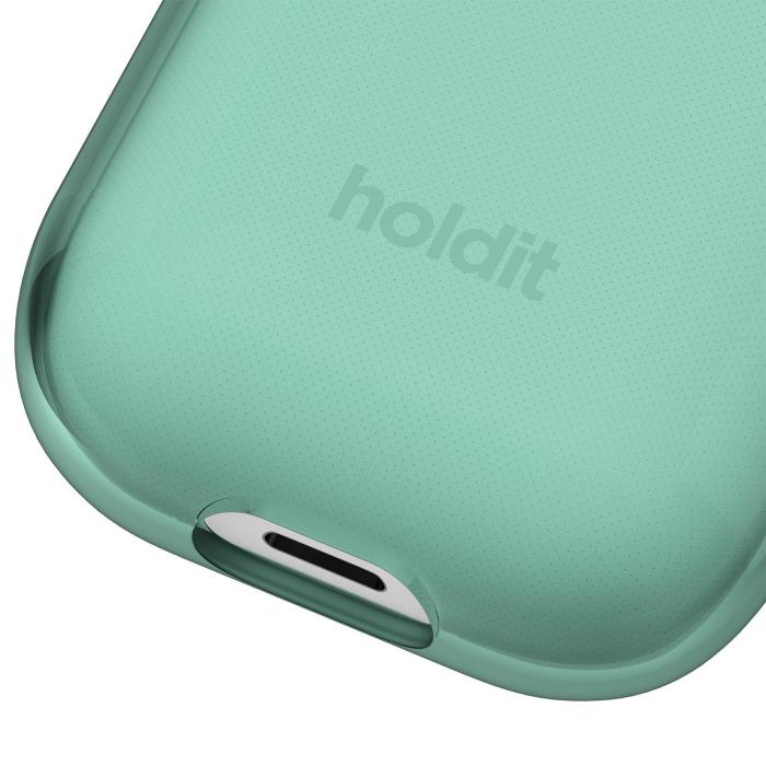 Bild 3, holdit Apple AirPods Nygård Skal Seethru Moss Green