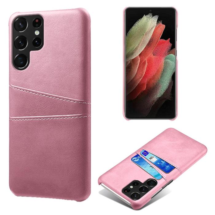 Bild 1, Samsung Galaxy S22 Ultra Skal Kortfack Roséguld