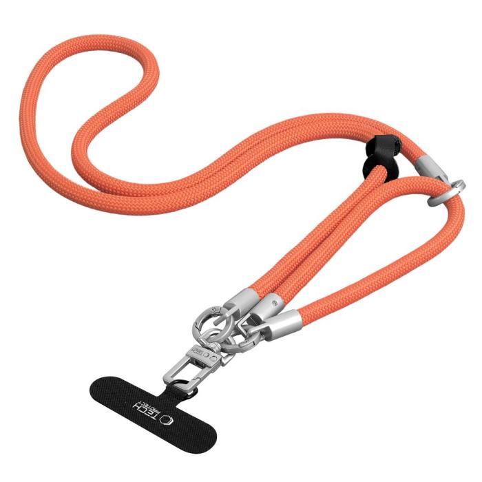Bild 4, Tech-Protect Mobilsnöre CrossBody & Wrist Rope Orange