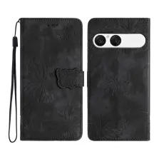 Sony Xperia 10 VII Fodral Fj&auml;ril Tryck Svart