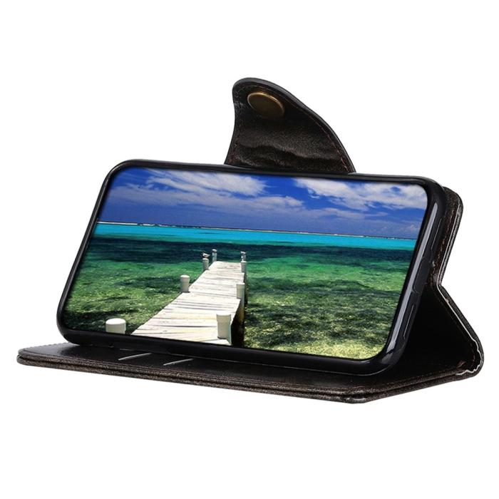 Bild 3, KHAZNEH Google Pixel 8 Pro Fodral Med Magnetisk Mässing Brun