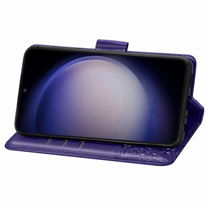 Bild 3, Samsung Galaxy S23 FE Fodral Fjäril Tryck Lila