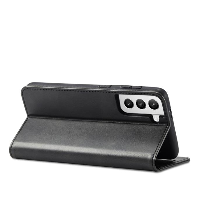 Bild 4, Samsung Galaxy S21 FE Fodral Flip Läder Svart