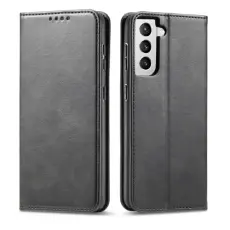 Samsung Galaxy S21 FE Fodral Flip Läder Svart