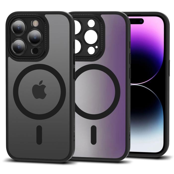 Bild 1, Tech-Protect iPhone 15 Pro Skal MagSafe MagMat Cam+