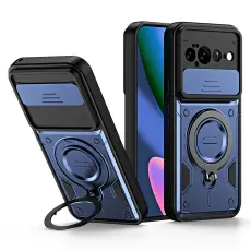 Google Pixel 11 Pro XL Skal Med Linsskydd & Roterbart Stativ