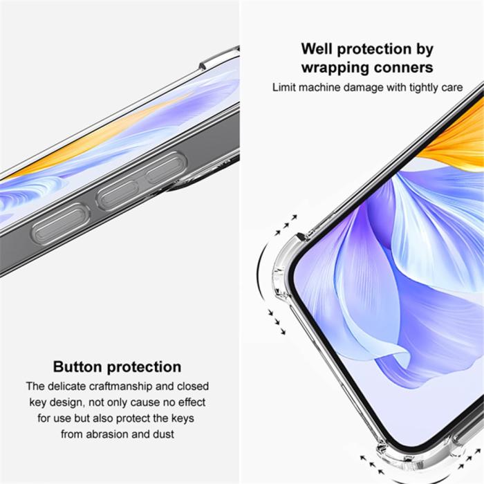 Bild 4, IMAK Honor Magic7 Lite Skal Shockproof TPU Transparent