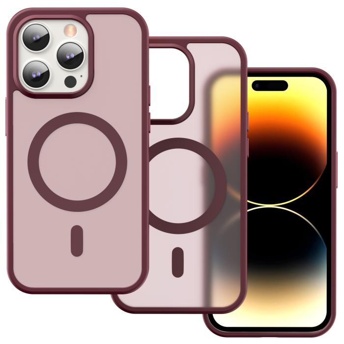Bild 2, ColorPop iPhone 14 Pro Max Skal CH MagSafe Matt Röd