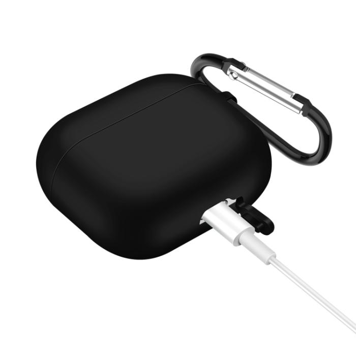 Bild 2, AirPods 3 Skal Silikon Karbinhake Svart