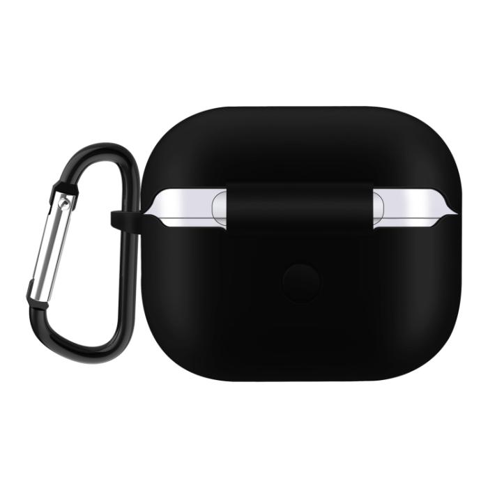 Bild 3, AirPods 3 Skal Silikon Karbinhake Svart