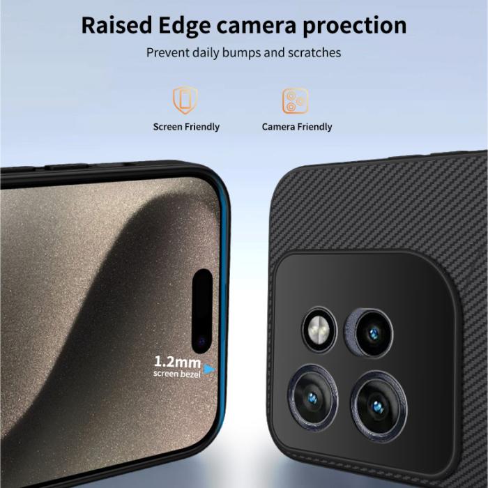 Bild 3, WANLONFENG Motorola Edge 70 Skal MagSafe Kolfiber Textur