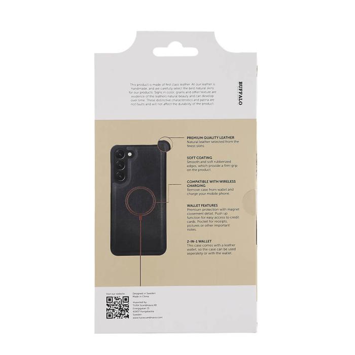 Bild 7, Buffalo Samsung Galaxy S23 Plus Fodral 2in1 Magnet / Skal Svart