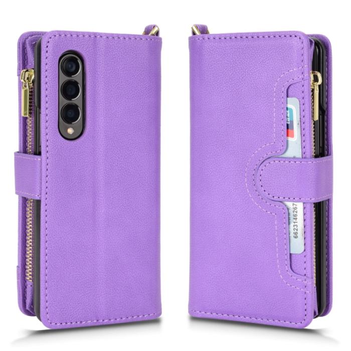 Bild 2, Galaxy Z Fold 3 Fodral Multifunktionell Lila