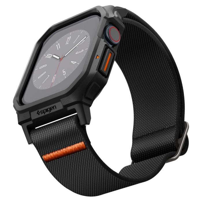 Bild 6, Spigen Apple Watch 11 / 10 42 mm Armband Lite Fit 'Pro' Svart