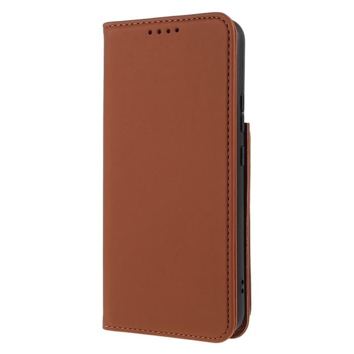 Bild 2, Samsung Galaxy S22 Plus Fodral Flip Med Kortfack Brun