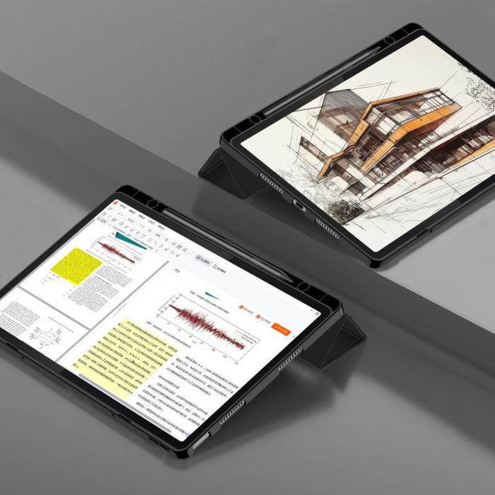 Bild 6, Tech-Protect Lenovo Idea Tab Pro Fodral SC Pennhållare Svart