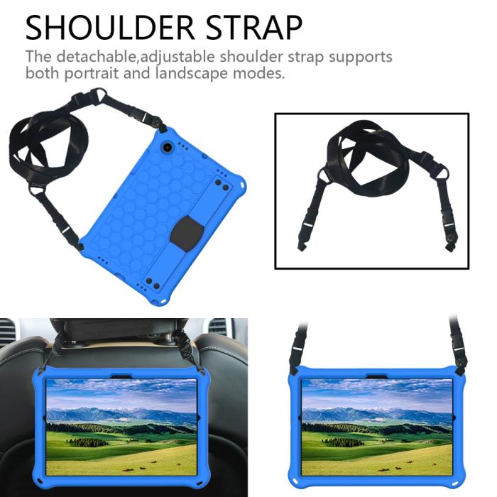 Bild 4, Galaxy Tab A8 10.5 Skal Honeycomb EVA Shockproof Kickstand
