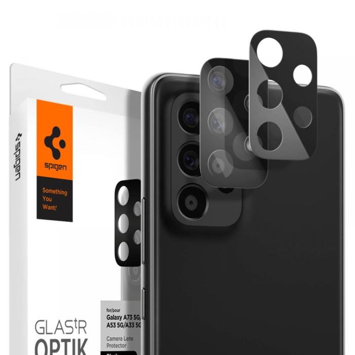 Bild 1, Spigen Samsung Galaxy A33 5G / A53 5G / A73 5G 2-PACK Linsskydd