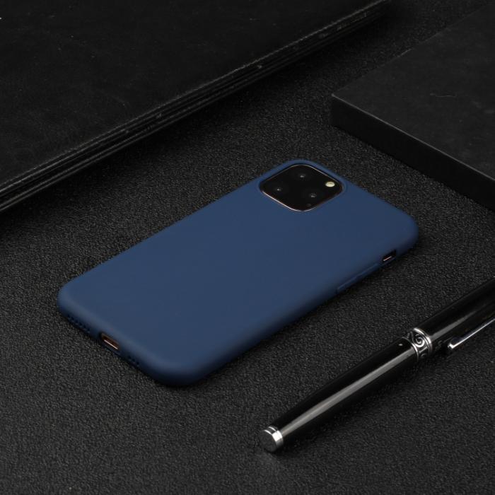 Bild 4, iPhone 15 Pro Skal Frostad TPU Blå