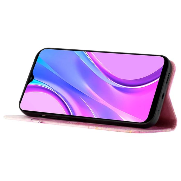 Bild 2, Xiaomi 12T / 12T Pro Fodral Marmor Rosa/Lila/Guld