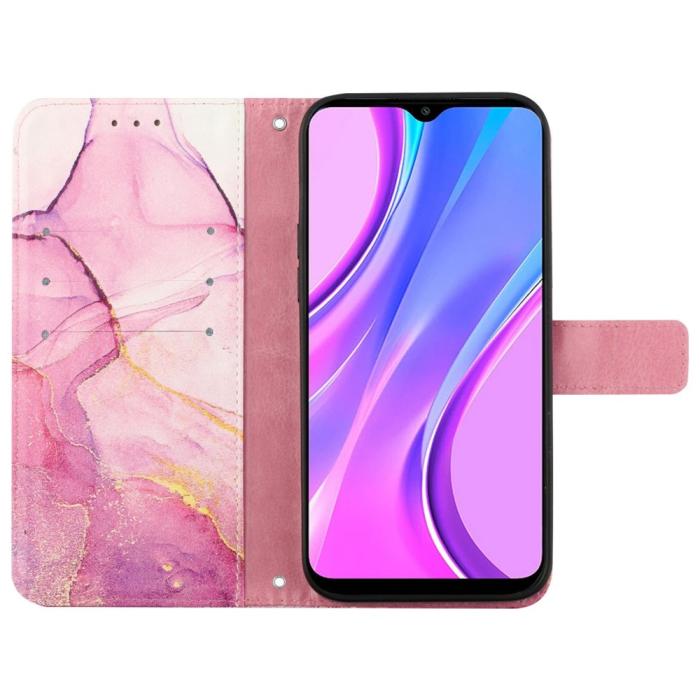Bild 3, Xiaomi 12T / 12T Pro Fodral Marmor Rosa/Lila/Guld